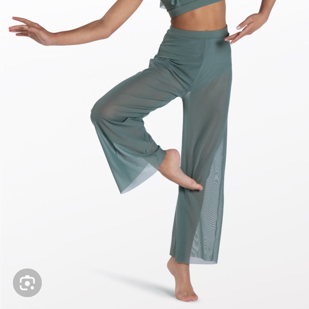 Sheer Teal Dance Pants